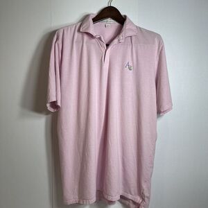Holderness & Bourne Tailored Fit Polo‎ Men's XL Pink Audubon Naples